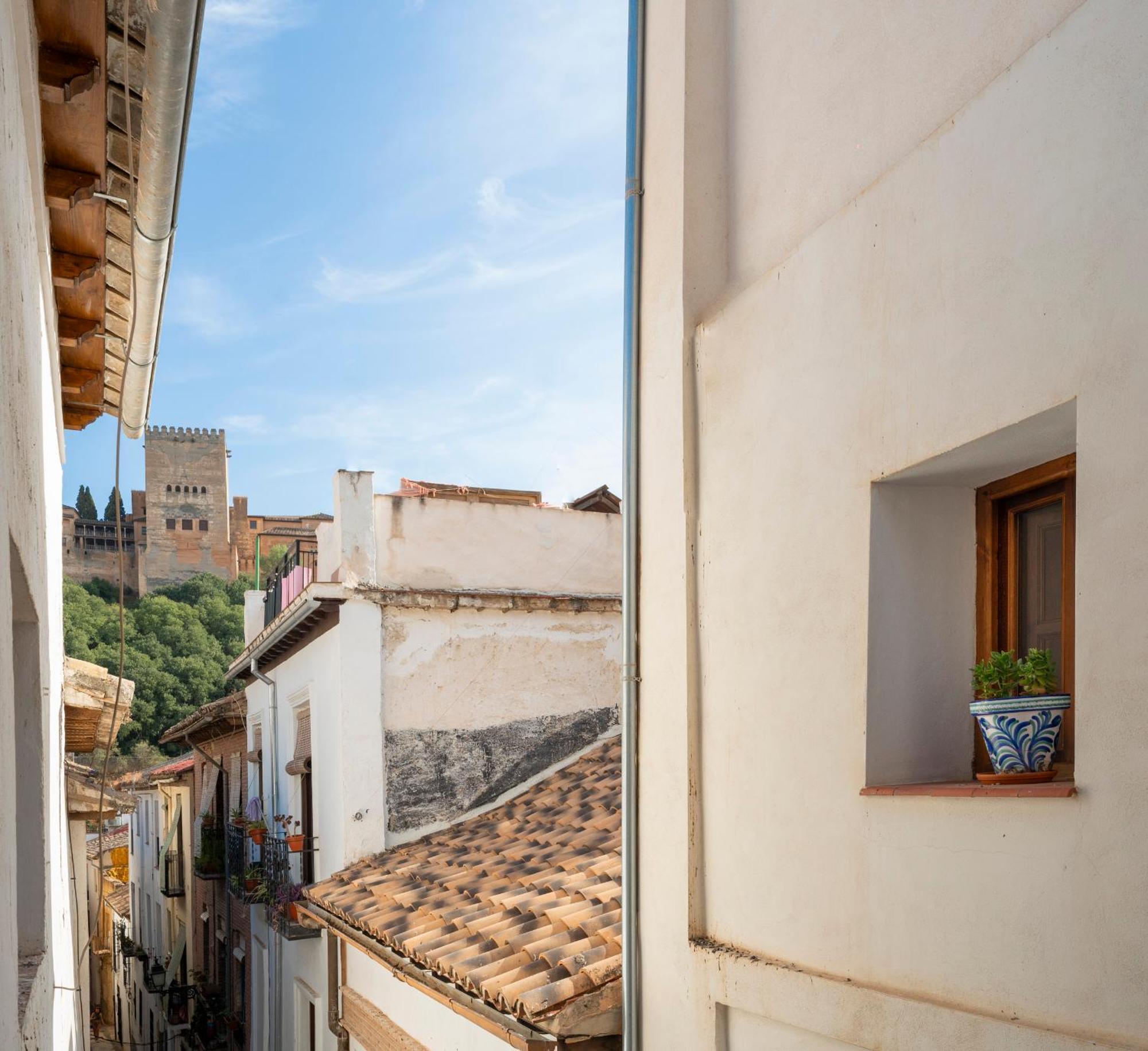 El Rincon Nazari - Vistas A La Alhambra Y Terraza Apartment Granada Exterior photo
