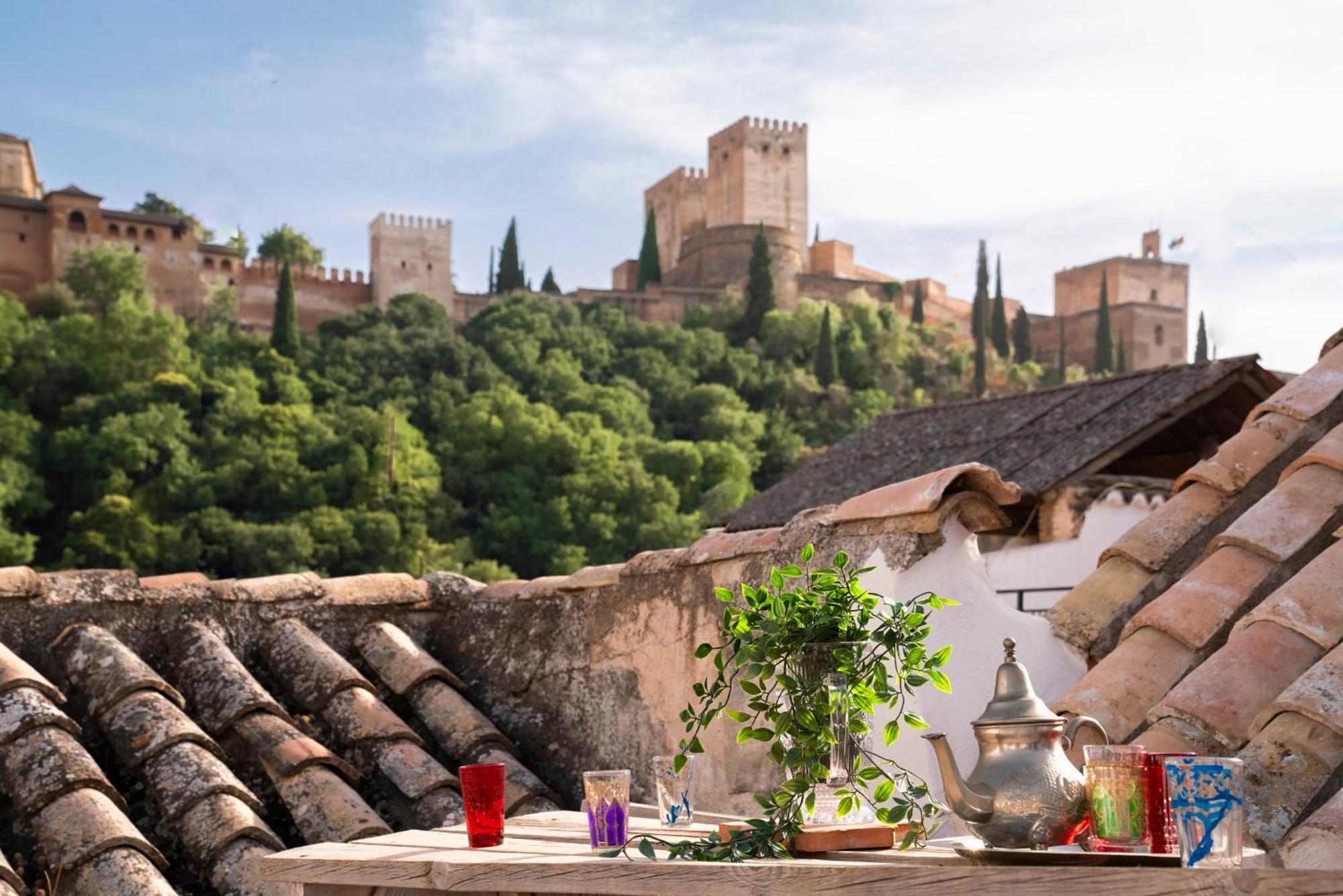 El Rincon Nazari - Vistas A La Alhambra Y Terraza Apartment Granada Exterior photo
